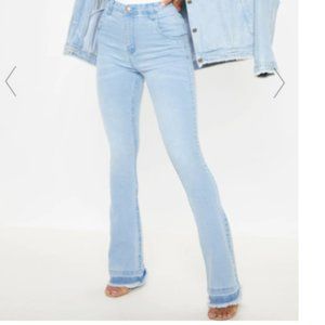 Flared Light Wash Jeans